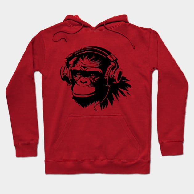 AI MONKEY Hoodie by inazuma